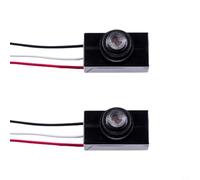 ABS Capteur photocellule noir pour éclairage extérieur Robuste | Contrôle automatique, économie d'énergie, s'allume dans l'obscurité, éteint la lumière du jour, idéal pour la sécurité