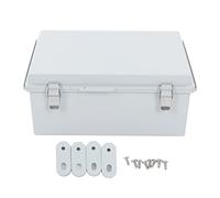 ABS Junction Box 250x350x150mm, étui de Connexion électrique pour Extérieur, avec Espace Suffisant et une qualité IP66, une Conception à Charnière pour une Ouverture Pratique,
