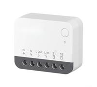 ABS pour Zigbee Module de commutateur ZBMini R2 Blanc Couleur ABS pour | Intégration sans faille de l'écosystème, contrôle automatisé, fonctionne avec Alexa Google Home, processus d'appairage simple
