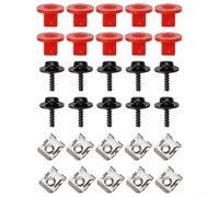 ABS T30 Torx Lot de vis pour Ford pour protection anti-éclaboussures ABS | Spécialement conçu pour les modèles Ford, facile à installer, protège le sous-sol, empêche le cliquement, design durable