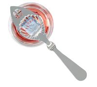 Absente Cuillère - Passoire à sucre au design creux - Cuillère de bar en acier inoxydable - Outil de fontaine à cocktail - Cuillère à absinthe en acier inoxydable 304 - Pour mélanger dans les buffets