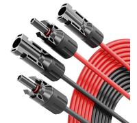 Absina Câble solaire H1Z2Z2-K 2x10 m 4 mm² noir et rouge