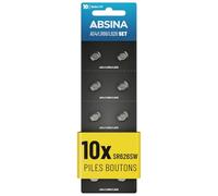 Absina Pile bouton AG 4 1.5 V 10 pc(s) alcaline(s)