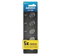 Absina Pile bouton CR 2032 3 V 5 pc(s) lithium