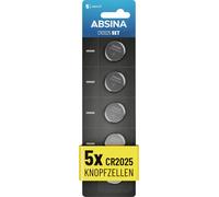 Absina Pile bouton CR 2025 3 V 5 pc(s) lithium