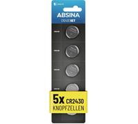 Absina Pile bouton CR 2430 3 V 5 pc(s) lithium
