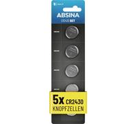 Absina Pile bouton CR 2430 3 V 5 pc(s) lithium