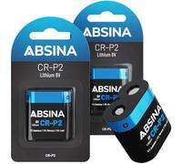 ABSINA Pile CRP2 Lithium 6V - CR P2 pour Distributeur, Appareil