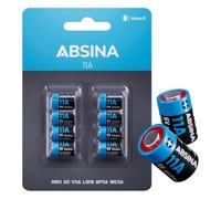 ABSINA Pile L1016F 6 V 11A alcaline - Batteries V11A | Lot de 8 piles MN11 6 V anti-fuite longue durée - Pour télécommande et plus