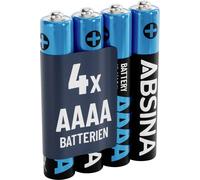 Absina Pile LR61 (AAAA) LR61 (AAAA) alcaline(s) 1.5 V 500 4 pc(s)