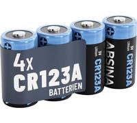 Absina Pile spéciale CR-123A lithium 1300 3 V 4 pc(s)