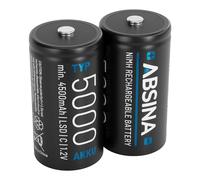 Absina Pile rechargeable LR14 (C) NiMH 4500 1,2 V — 2 pièces