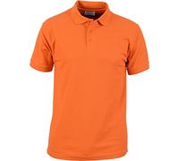 Absolute Apparel Polo piqué de précision à 3 boutons pour homme et adulte, Orange, XXXXXXXL
