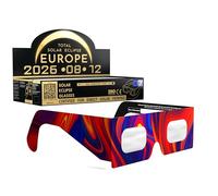 Absolute Eclipse Goo Lunettes solaires Eclipse en vrac - Testées ISO 12312-2 et certifiées CE - Fabricant de l'UE - Lot de 100 - Eclipse Europe 2026