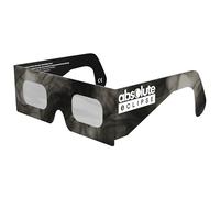 Absolute Eclipse Lunette Eclipse Solaire 2026 pour Voir l'Éclipse - ISO 12312-2 CE Certifiée Homologuée - Design Soot - Adultes Enfants - Fabricant Européen Reconnu AAS