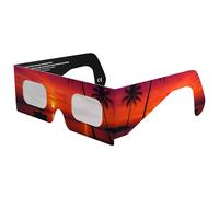 Absolute Eclipse Lunette Eclipse Solaire 2026 pour Voir l'Éclipse - ISO 12312-2 CE Certifiée Homologuée - Design Palms - Adultes Enfants - Fabricant Européen Reconnu AAS