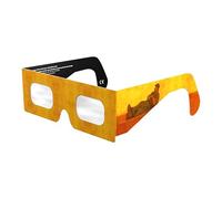 Absolute Eclipse Lunettes Eclipse Solaire 2026 pour Voir l'Éclipse - ISO 12312-2 CE Certifiées Homologuées - 10 Pack - Design Siesta - Adultes Enfants - Fabricant Européen Reconnu AAS
