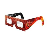 Absolute Eclipse Lunettes Eclipse Solaire 2026 pour Voir l'Éclipse - ISO 12312-2 CE Certifiées Homologuées - 10 Pack - Design Tomatina - Adultes Enfants - Fabricant Européen Reconnu AAS