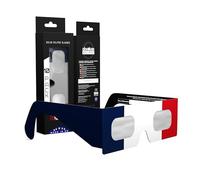 Absolute Eclipse Lunettes Eclipse Solaire 2026 pour Voir l'Éclipse - ISO 12312-2 CE Certifiées Homologuées - 10 Pack - Design FR - Adultes Enfants - Fabricant Européen Reconnu AAS