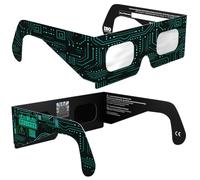 Absolute Eclipse Lunettes Eclipse Solaire 2026 pour Voir l'Éclipse - ISO 12312-2 CE Certifiées Homologuées - 2 Pack - Design Voltage - Adultes Enfants - Fabricant Européen Reconnu AAS