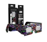 Absolute Eclipse Lunettes Eclipse Solaire 2026 pour Voir l'Éclipse - ISO 12312-2 CE Certifiées Homologuées - 10 Pack - Design Neon - Adultes Enfants - Fabricant Européen Reconnu AAS