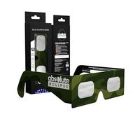 Absolute Eclipse Lunettes Eclipse Solaire 2026 pour Voir l'Éclipse - ISO 12312-2 CE Certifiées Homologuées - 10 Pack - Design Army - Adultes Enfants - Fabricant Européen Reconnu AAS
