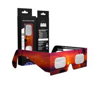 Absolute Eclipse Lunettes Eclipse Solaire 2026 pour Voir l'Éclipse - ISO 12312-2 CE Certifiées Homologuées - 10 Pack - Design Palms - Adultes Enfants - Fabricant Européen Reconnu AAS