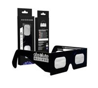 Absolute Eclipse Lunettes Eclipse Solaire 2026 pour Voir l'Éclipse - ISO 12312-2 CE Certifiées Homologuées - 6 Pack Famille - Design Stranded - Adultes Enfants - Fabricant Européen Reconnu AAS