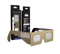 Absolute Eclipse Lunettes Enfants Eclipse Solaire 2026 pour Voir l'Éclipse - ISO 12312-2 CE Certifiées Homologuées - 6 Pack Famille - Design Doodle - Adultes Enfants - Fabricant Européen Reconnu AAS