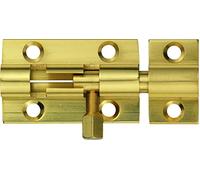 Abus 03593 SR40 M Targette de porte en Laiton avec bout rond 40 mm
