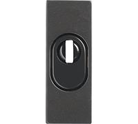 Abus 09403 RSZS316 B7 SB Rosette de protection avec protection de cylindre pour porte en métal Marron foncé