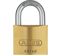 ABUS 118-258 Serrure à pêne dormant 45/40, couleur laiton, 3 pièces (1 kit)