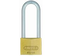 ABUS 12018 Cadenas en laiton à anse longue 80 mm avec passe partiel 6502