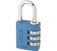 Cadenas à combinaison ABUS aluminium 145/30 Bleu Lock-Tag - 46614