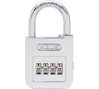 ABUS 160/50 Cadenas à combinaison à 4 chiffres | Anse en acier trempé, double verrouillage, code réinitialisable - sécurise les portes de cave, les portails et les boîtes à