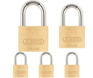 ABUS 20035 AB60/40 Cadenas, doré,60/40 (Lot de 5)