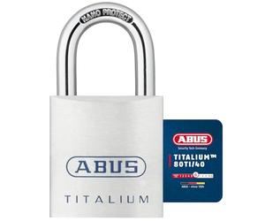 Abus 269448 80ti/40 40 mm Titalium Cadenas à clé Ka8012