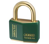 ABUS 42402 T84MB/40mm Cadenas Antirouille Vert Clé Identique 8403