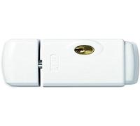 Abus 427220 fts_3002 3003_w006-Paire de verrous à glissières à clés identiques blister Blanc