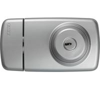 ABUS 532726 7025 S Serrure supplémentaire avec cylindre intérieur et extérieur Argenté