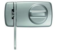 ABUS 532993 7030 S Verrou de porte avec entrebâilleur Argent