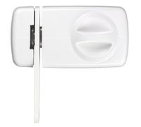 Abus 533006 7030 W Verrou de porte complémentaire avec entrebailleur Blanc