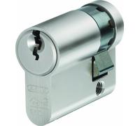 ABUS 54140 Euro Verrou à demi-cylindre plaqué nickel
