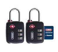 Cadenas à code TSA - 3 molettes - spécial douane - 146TSA/30mm - lot de 2 ABUS