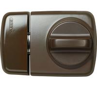 ABUS 589157 7510 B Verrou de porte complémentaire avec bouton rotatif Marron