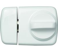 ABUS 589171 7510 W Verrou avec poignée tournante pour portes de faible épaisseur Blanc