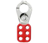 Abus - 801 Lock Out Hasp 1in Rouge avec Pince - ABU801R 40 mm 33551