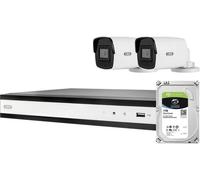 ABUS ABUS Komplett-Set mit 2 PoE Mini Tube-Kameras + Rekorder TVVR36423T Ethernet IP-Set pour caméra de surveillance1920 x 1080 pixels