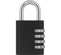 ABUS Cadenas 158KC/45 AP050 - Serrure à broche avec code chiffré ou fonction vec boîtier en zinc moulé sous pression - Niveau de sécurité 5 - Noir