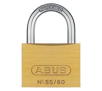ABUS Cadenas 55/60 Laiton 8 mm Sécurité 6 Jaune